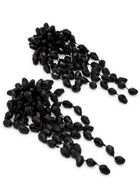 Isabel Marant Hanabi Beaded Clip-on Drop Earrings - Black - One Size