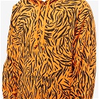 CLOT Tiger Stripe Popover Hoody in Orange