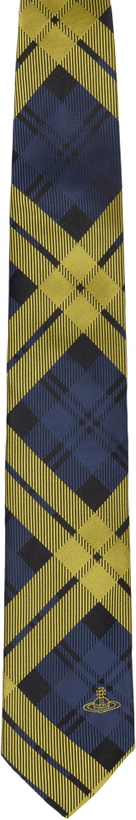Photo: Vivienne Westwood Navy & Yellow Silk Tie