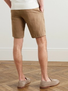 Paul Smith - Straight-Leg Linen Shorts - Brown