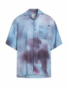 Oamc Mens Shirt Pastel in Blue