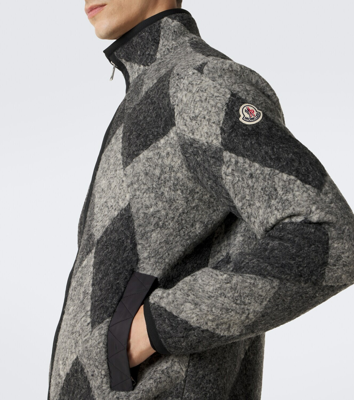 Moncler Argyle wool-blend jacket