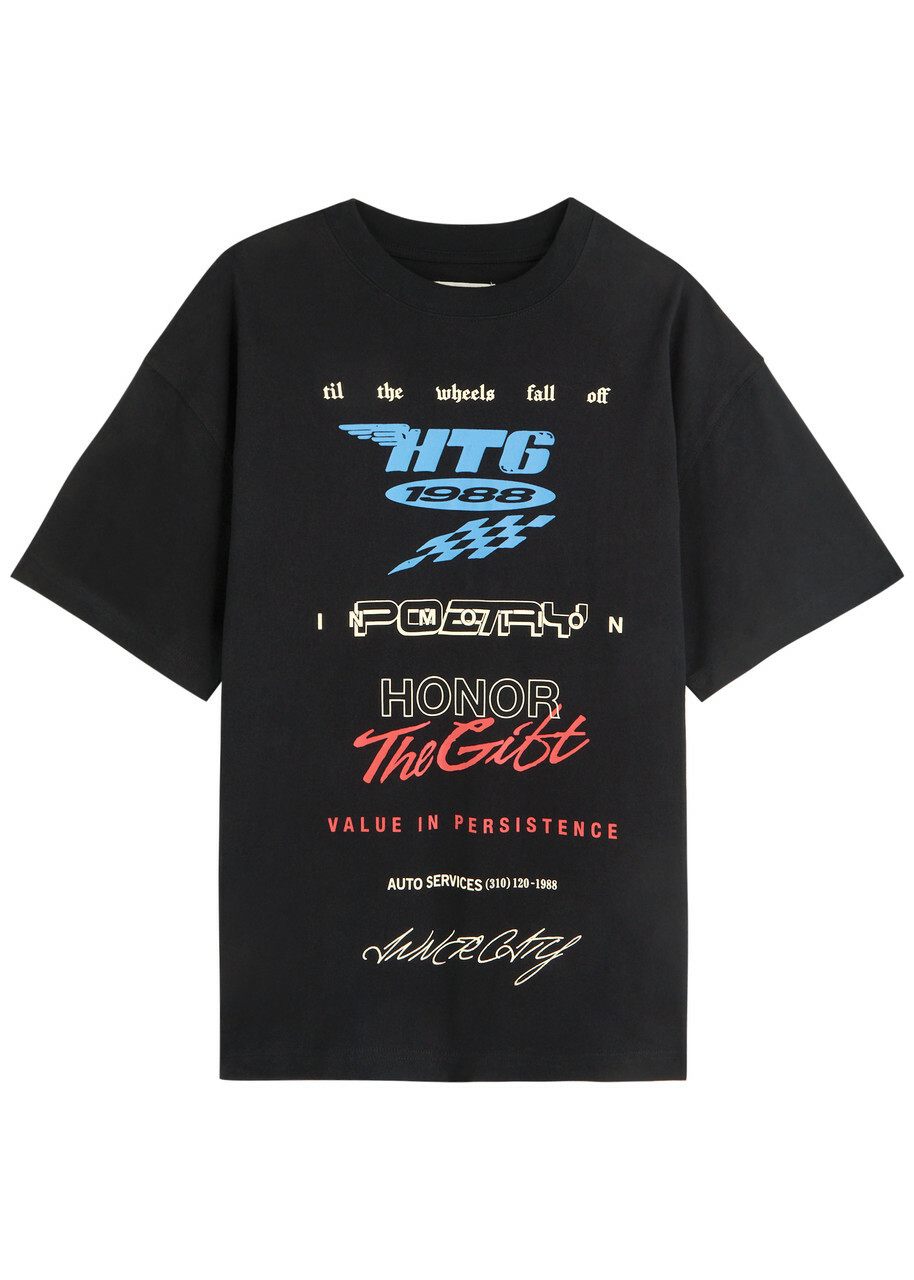 Honor The Gift Persistence Race Cotton T-shirt Black