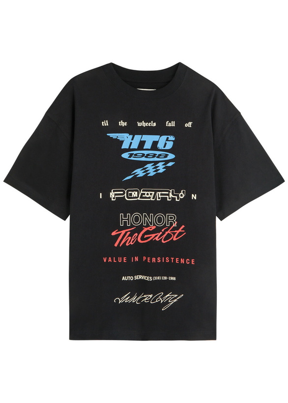 Photo: Honor The Gift Persistence Race Cotton T-shirt Black