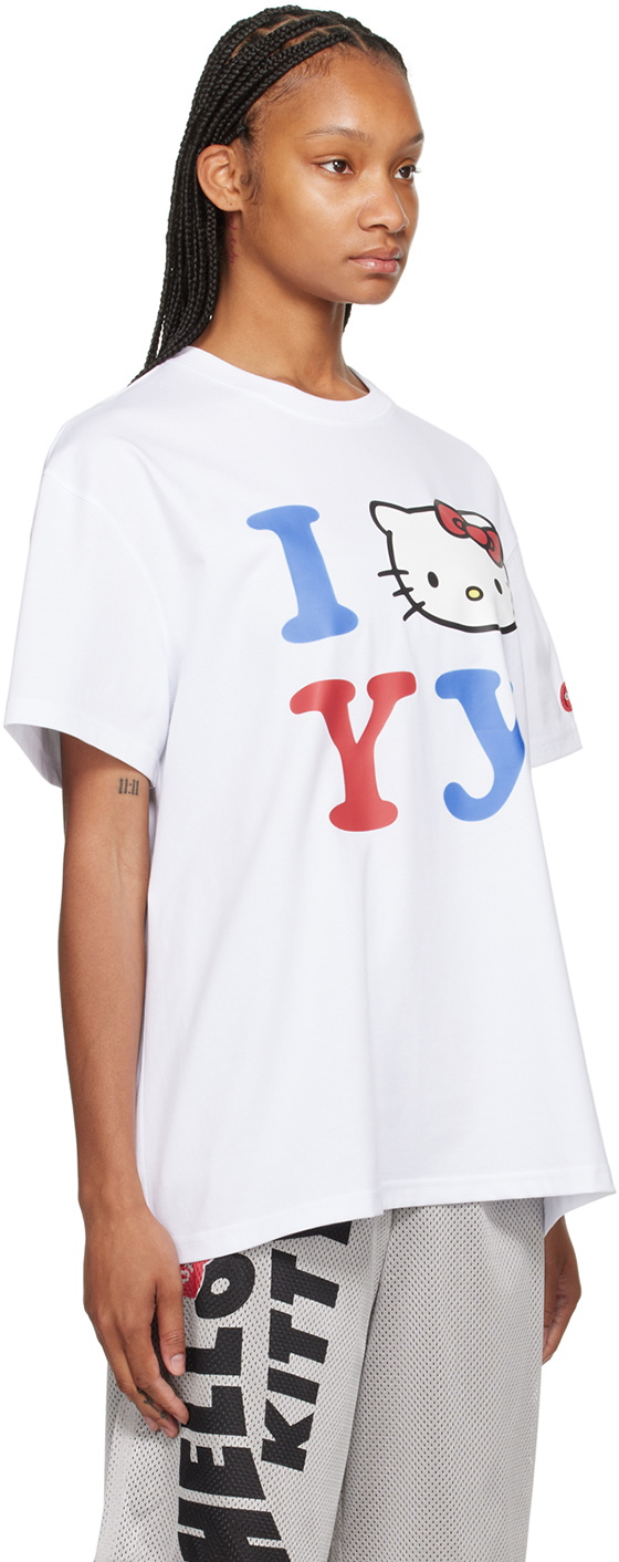 OPEN YY White Printed T-Shirt OPEN YY