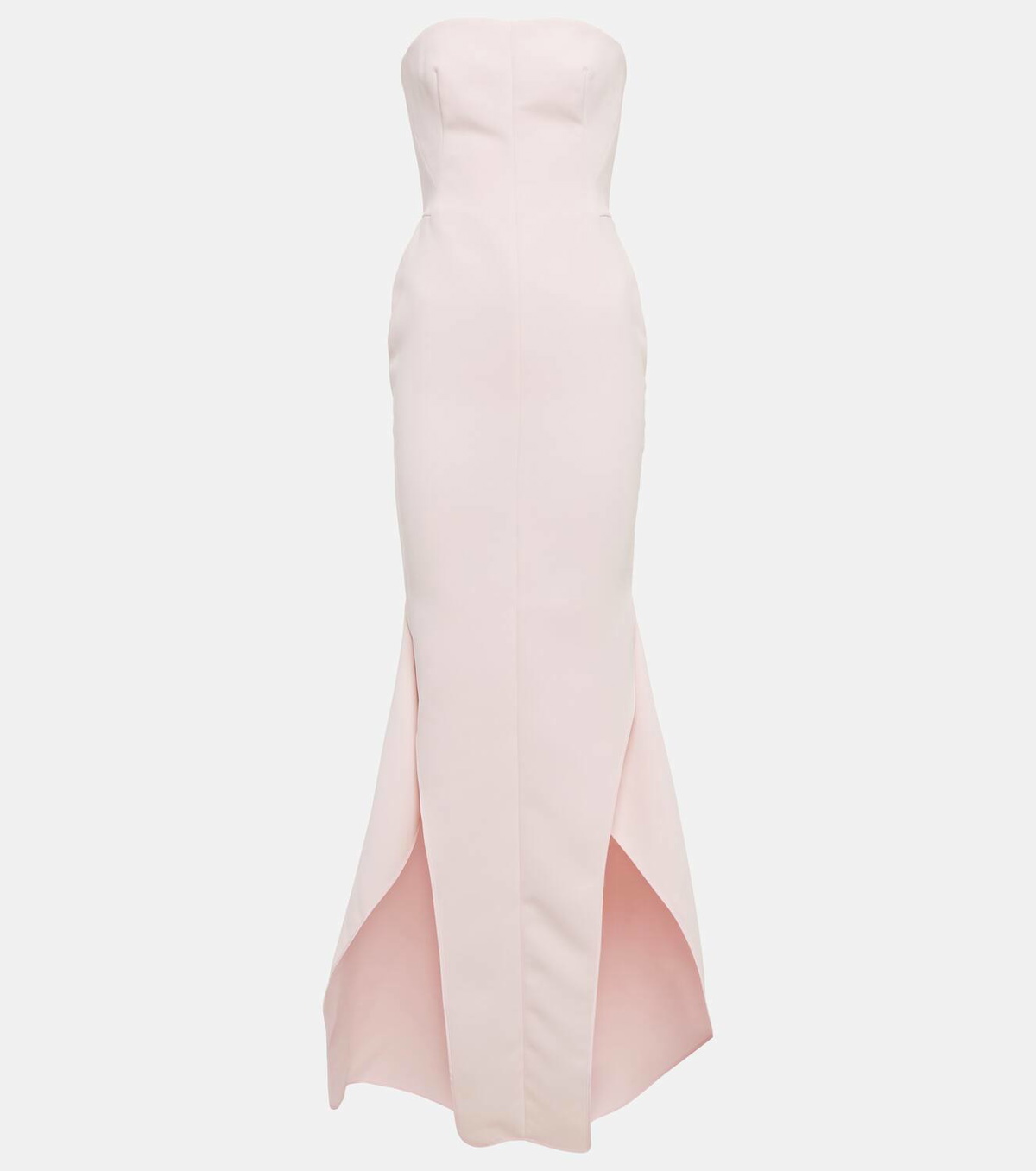 Maticevski Notorious strapless crêpe gown