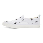 McQ Alexander McQueen White Swallow Slip-On Sneakers