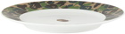 BAPE White & Green Camo ABC Plate