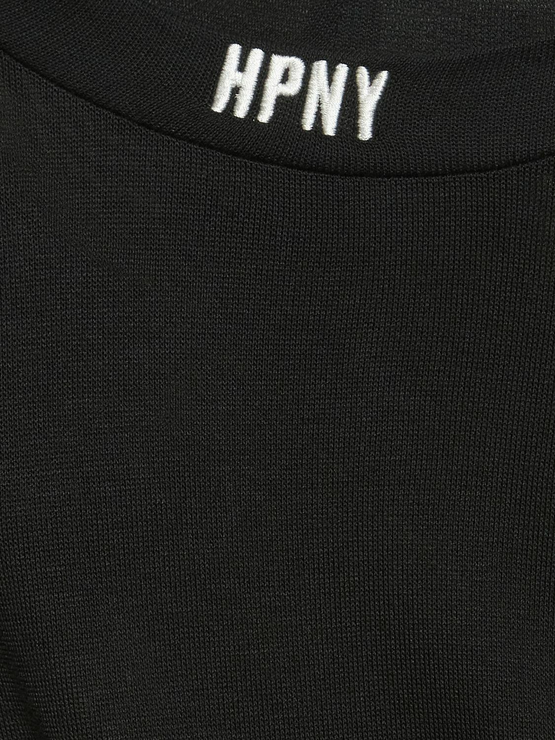 HERON PRESTON Hpny Sleeveless Stretch Viscose Bodysuit
