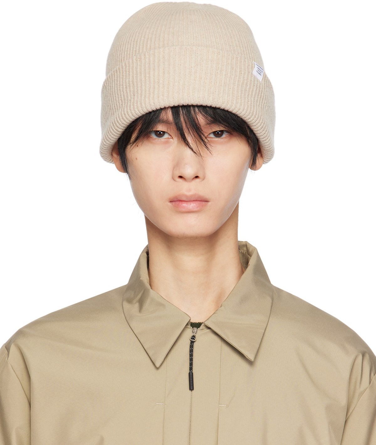 NORSE PROJECTS Beige Rib Beanie Norse Projects