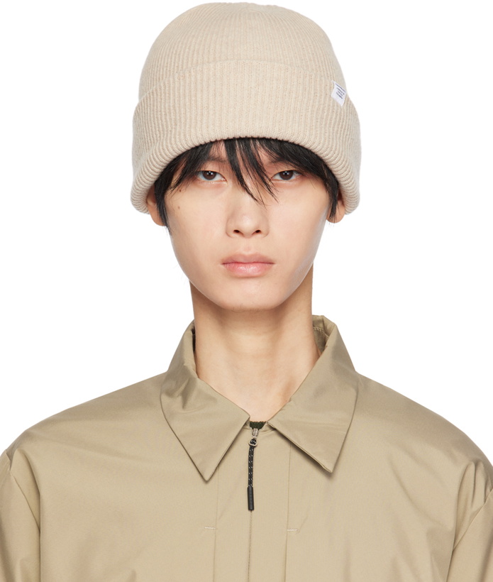 Photo: NORSE PROJECTS Beige Rib Beanie
