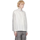 N.Hoolywood White Side Slit Shirt