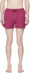 Paul Smith Purple Artist Stripe Swim Shorts