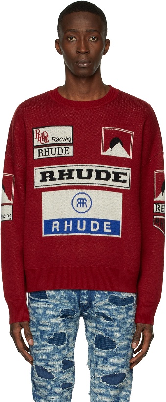 Photo: Rhude Red Ayrton Sweater