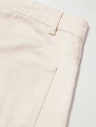 Sunspel - Slim-Fit Stretch-Cotton Drill Trousers - Neutrals