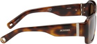 JACQUEMUS Brown La Croisière 'The Croisière' Sunglasses