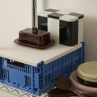 HAY Barro Butter Dish in Burgundy 