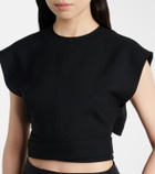 Alaïa Belted wool top