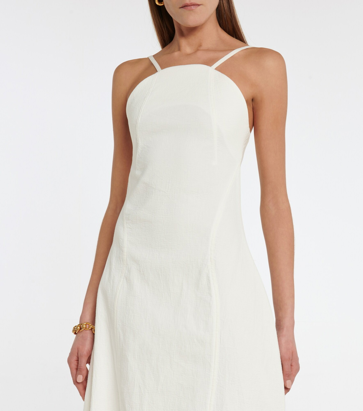 LOW CLASSIC - Cotton-blend midi dress