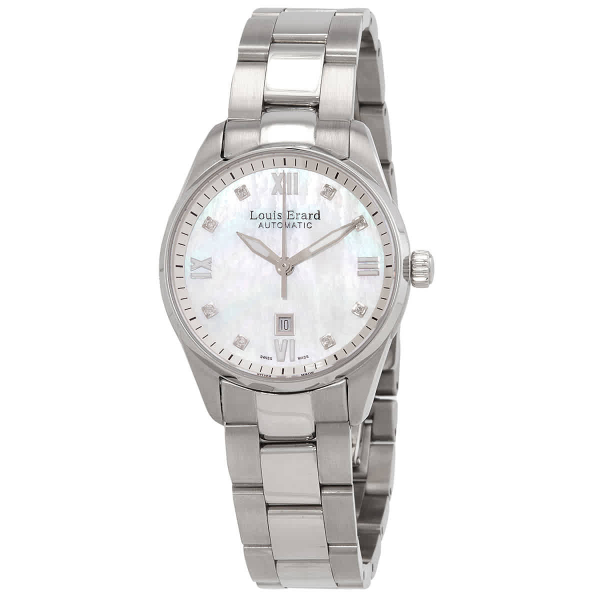Louis Erard HERITAGE Automatic Diamond Ladies Watch 20100AA14.BMA17