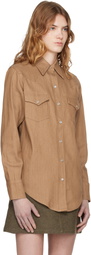 A.P.C. Brown Western Shirt