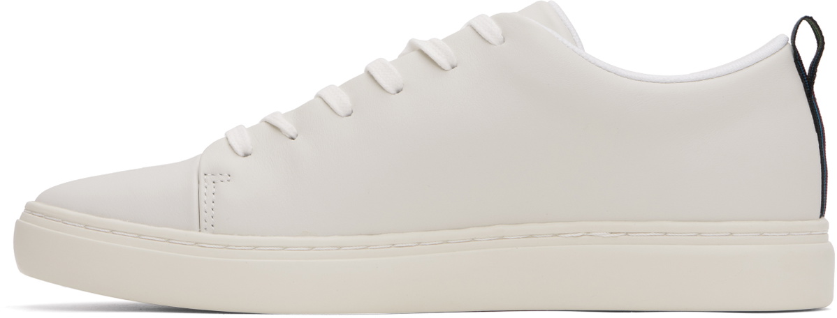 PS by Paul Smith Off-White Leather Lee Sneakers