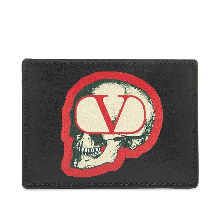 Photo: Valentino x Undercover Skull Leather Card Holder