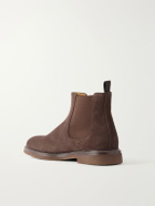 Brunello Cucinelli - Suede Chelsea Boots - Brown
