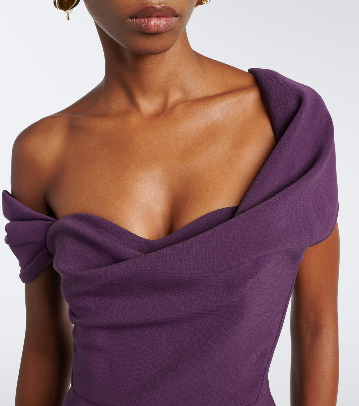 Carolina Herrera Sofia crêpe gown