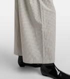 Proenza Schouler White Label Meadow checked cotton wide-leg pants