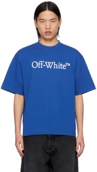 Off-White Blue Big Bookish Skate T-Shirt