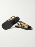 Versace - Printed Leather Sandals - Multi