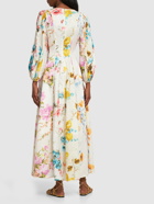 ZIMMERMANN - Halcyon Floral Layered Linen Maxi Dress