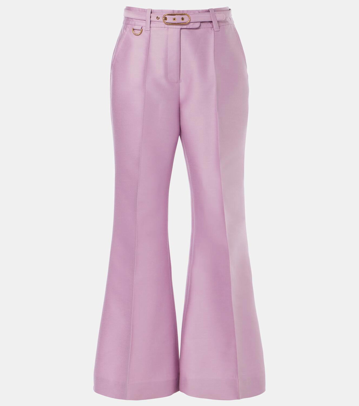 【Zimmermann】Tailored wool and silk flared pants Zimmermann Tailored wool and silk wide-leg pants Zimmermann