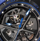 Roger Dubuis - Excalibur Huracán Automatic Skeleton 45mm Titanium and Rubber Watch, Ref. No. RDDBEX0749 - Black