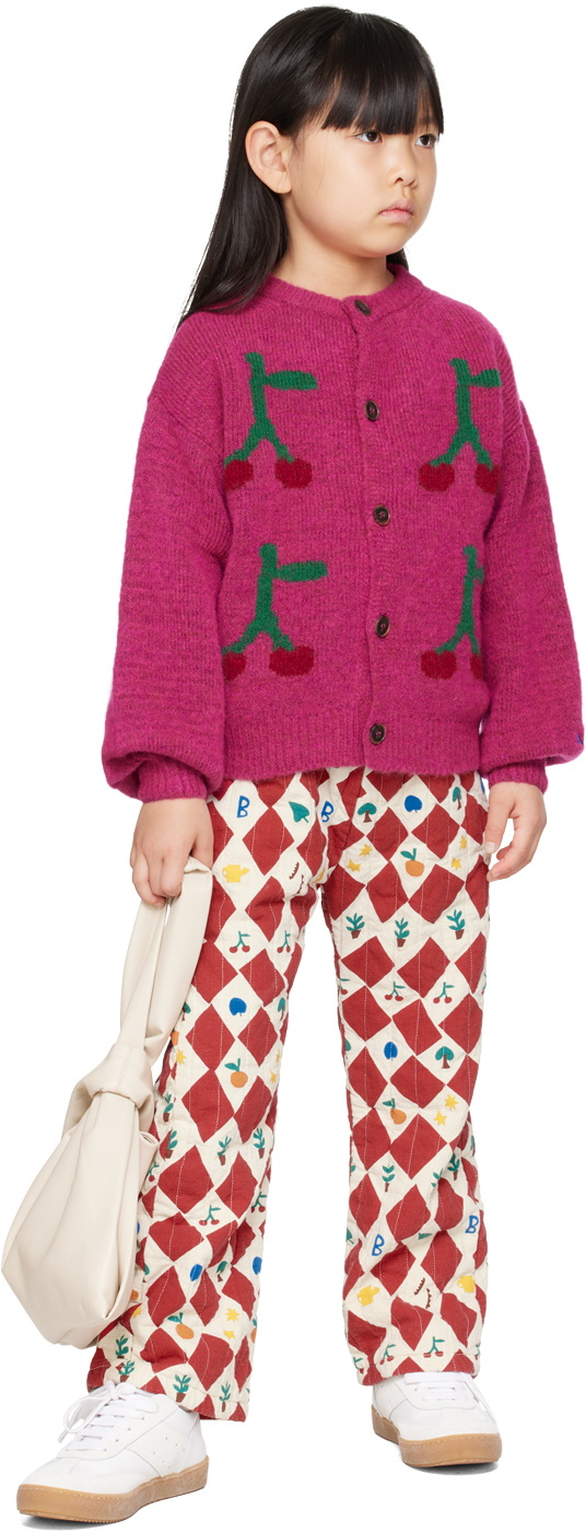 Bobo Choses Cherry Intarsia Cardigan main image 1