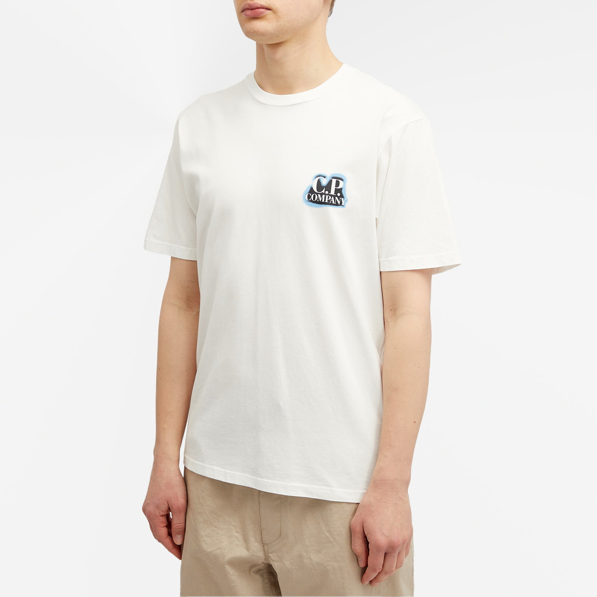 Tシャツ・カットソー C.P. COMPANY Men T-shirt White 18CMTS308A005431G 103 C.P. COMPANY: T-shirt men - White | C.P. Company t-shirt
