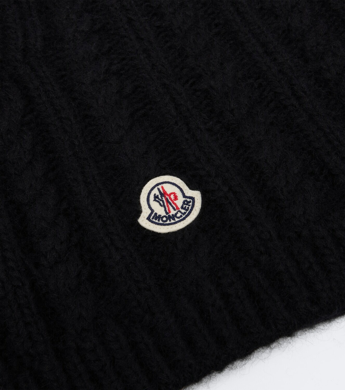 Moncler Cable-knit alpaca and wool-blend balaclava