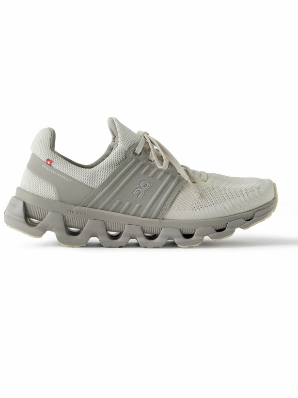 Photo: ON - Cloudswift 3 AD Recycled-Mesh Running Sneakers - Gray