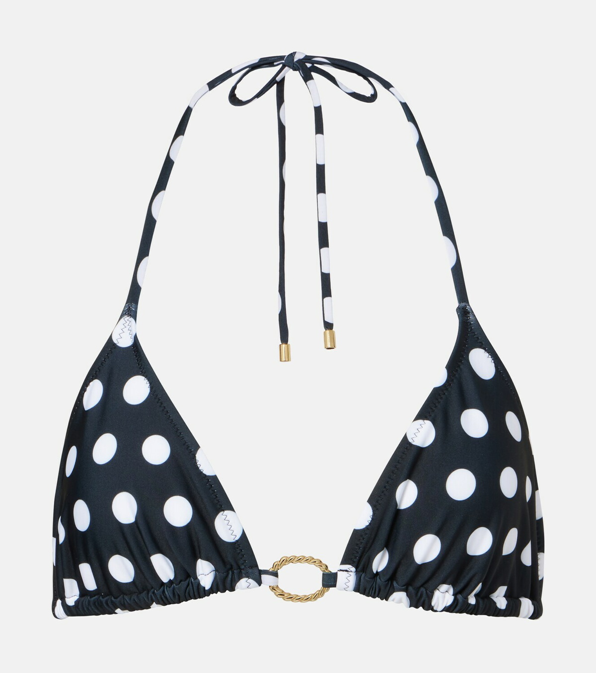 Alexandra Miro Alex polka-dot triangle bikini top