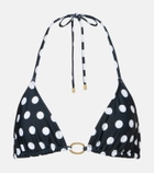 Alexandra Miro Alex polka-dot triangle bikini top