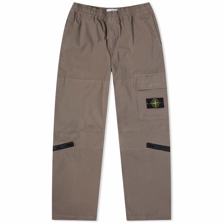 Photo: Stone Island Men's Ripstop Cargo Pants in Dove Grey