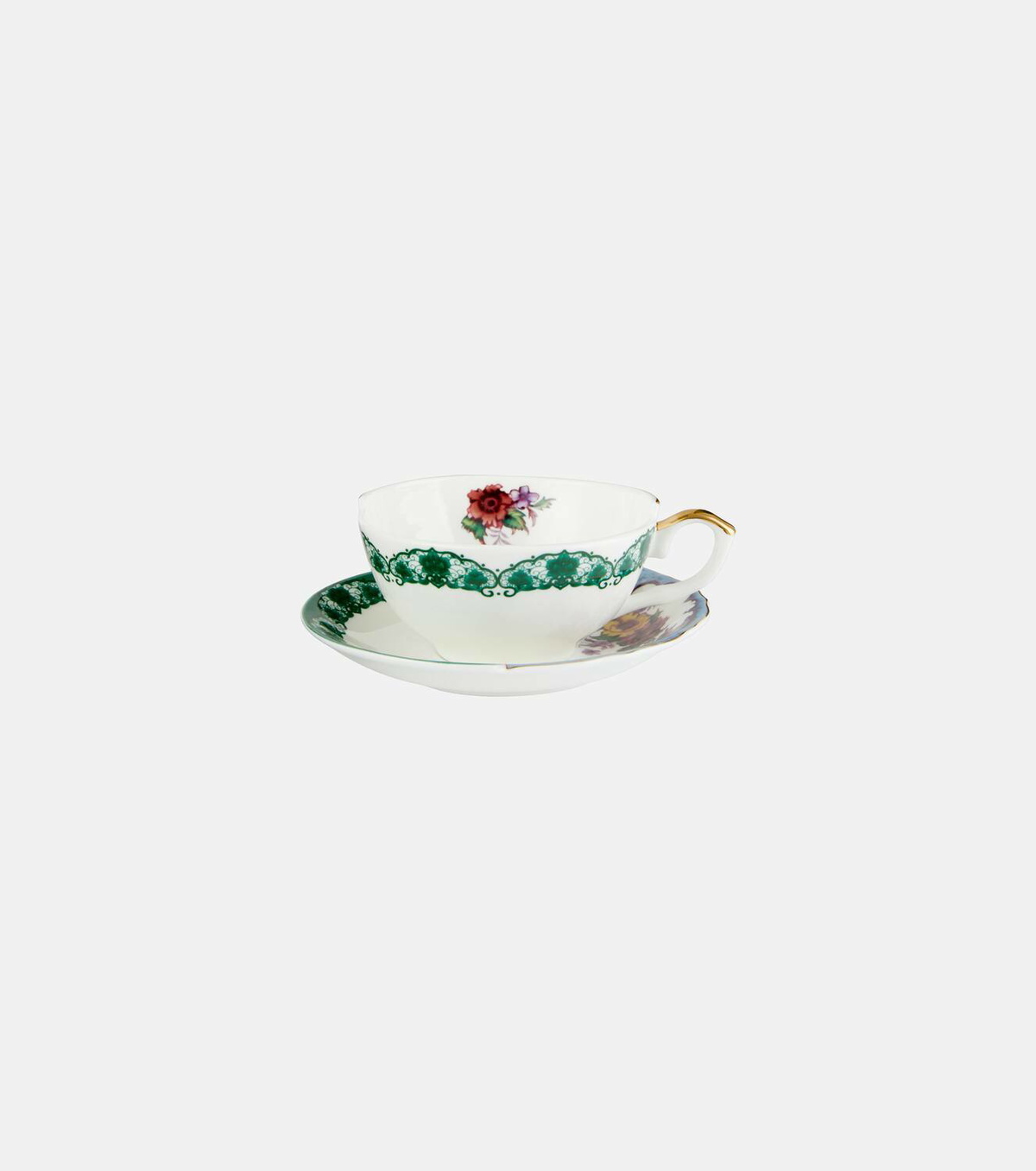 Seletti Hybrid Isidora teacup and saucer set