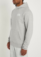 Billionaire Boys Club Small Arch Logo Hooded Cotton Sweatshirt Grey