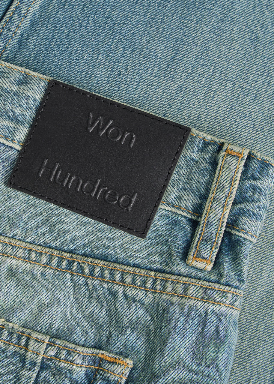 Won Hundred Genoa Straight-leg Jeans Mid Blu