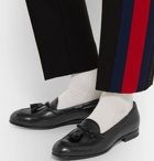 Gucci - Loomis Leather Tasselled Loafers - Men - Black