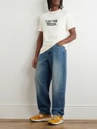 Pop Trading Company - DRS Arch Straight-Leg Logo-Embroidered Jeans - Blue