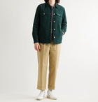 A.P.C. - Kirk Pleated Cotton-Blend Gabardine Trousers - Neutrals