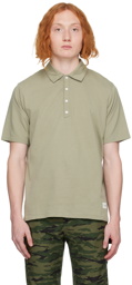 rag & bone Khaki Loopback Polo