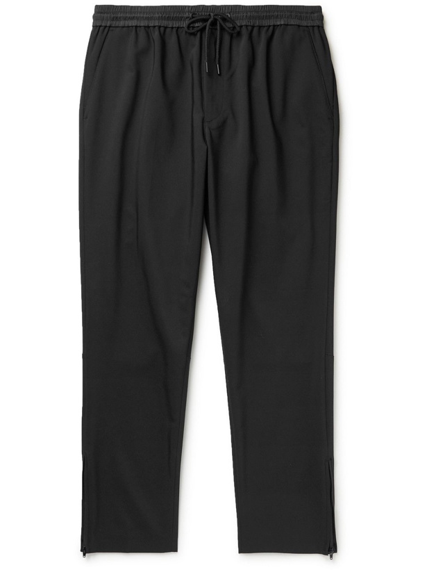Photo: Club Monaco - Slim-Fit Stretch Cotton and Nylon-Blend Trousers - Black